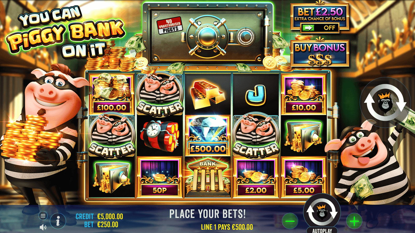 You Can Piggy Bank on It di Pragmatic Play - Gameplay