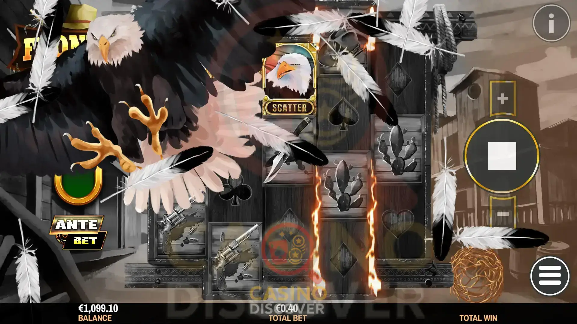 Slot Frontier Lock & Load: Scatter