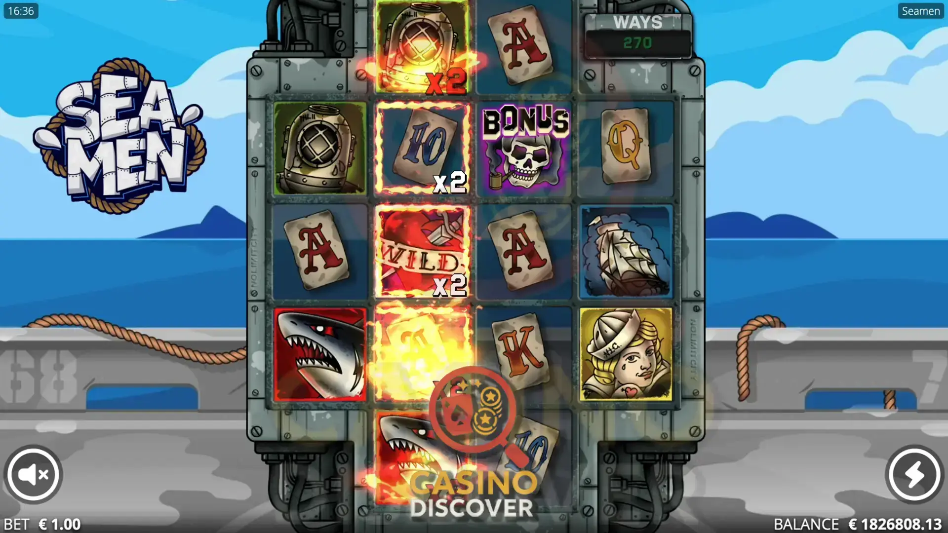 Seamen di Nolimit City: Gameplay della Slot