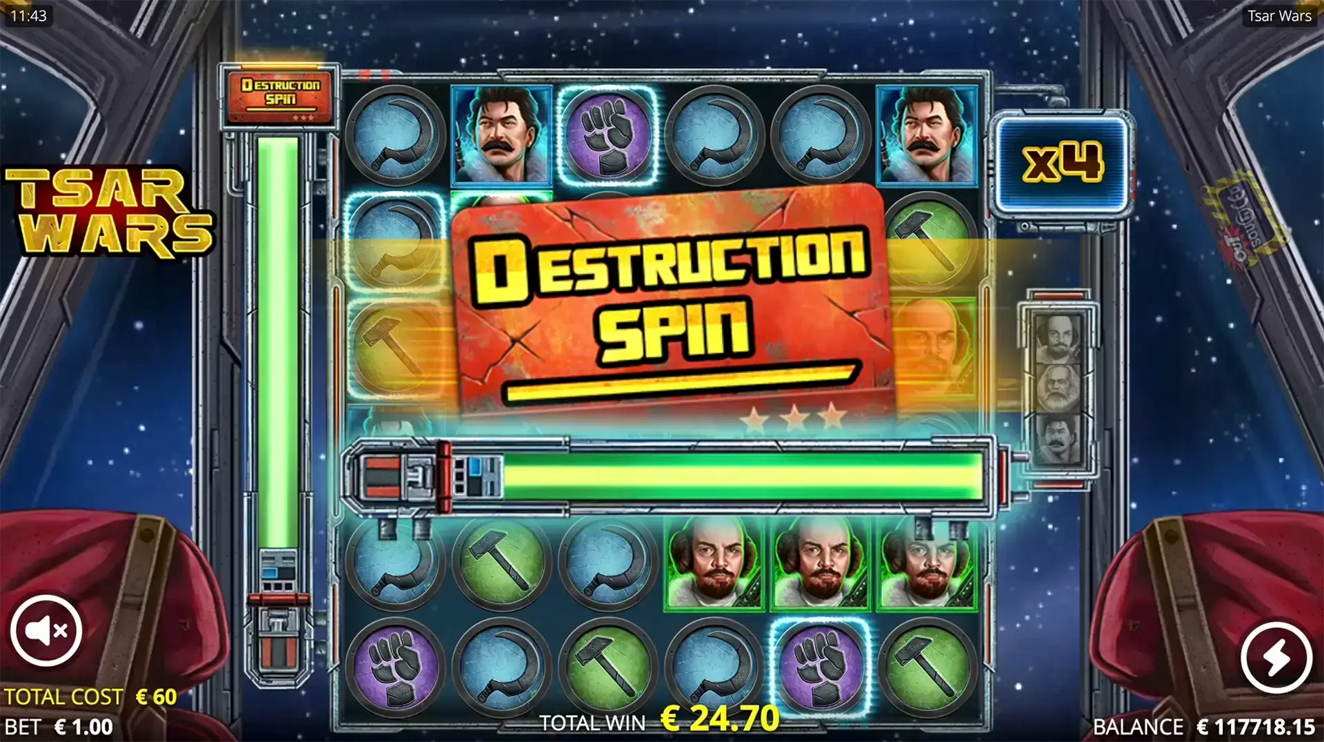 Giri Distruzione Slot Tsar Wars